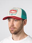 Бейсболка STETSON арт. 7741158 TRUCKER CAP STETSON DINER (кремовый / красный)